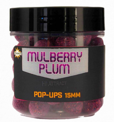 Бойлы плавающие Dynamite Baits Mulberry Plum Hi-Attract Pop-Ups