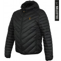 Куртка стеганая Fox Collection quilted Jacket Black - Orange, размер L