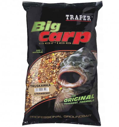 Прикормка Traper Big Carp Клубника