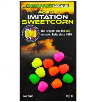 Кукуруза силиконовая Enterprise Pop-Up IMITATION SWEETCORN, Standart MIXED FLUORO