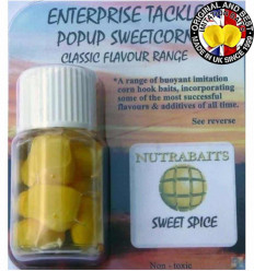 Силиконовая кукуруза Enterprise Pop-Up NUTRABAITS SWEET SPICE, Yellow