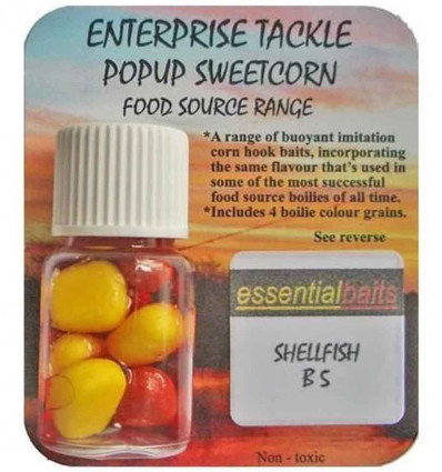 Силиконовая кукуруза Enterprise Pop up Essential Baits SHELLFISH B5 Yellow