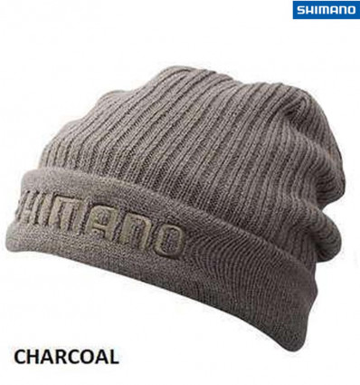 Шапка для рыбалки Shimano Breath Hyper +°C Fleece Knit, charcoal