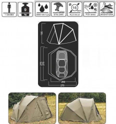 Карповая палатка TRAPER Select 1