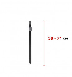 Телескопічна стійка CZ Black Power Bankstick 38-71 cm
