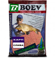 Прикормка Боева BOEV Exclusive Карп Слива, 1 кг