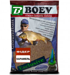 Прикормка Боева BOEV Exclusive Фидер Карамель, 1 кг