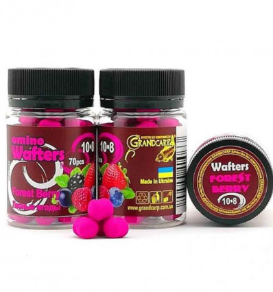 Бойлы нейтральной плавучести Grandcarp Amino Wafters Forest Berry (Лесные ягоды)