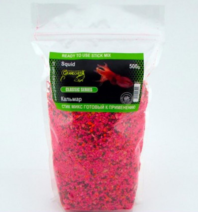 Стик микс готовый к применению Grandcarp КАЛЬМАР серия CLASSIC 500 г