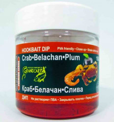 Активный дип КРАБ•БЕЛАЧАН•СЛИВА Grandcarp серии PREMIUM 70 мл