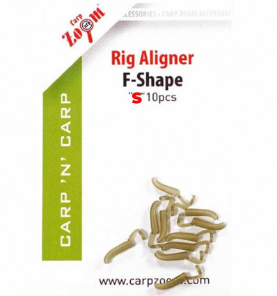 Адаптер для крючка лентяйка, Rig Aligner F-Shape, 10 шт, S