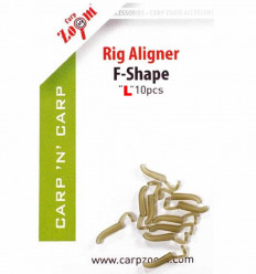 Адаптер для гачка ледарка, Rig Aligner F-Shape, 10 шт, L