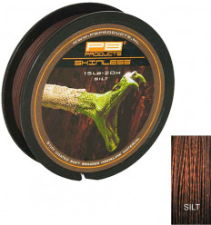 Поводковый материал в оболочке PB Products Skinless Silt 25lb, 20m