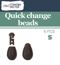 Быстросъёмная бусина с коннектором Quick change beads, S, 6 шт.