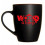 Чашк керамическая для рыбалки World4Carp Black&Red Mug 350 ml