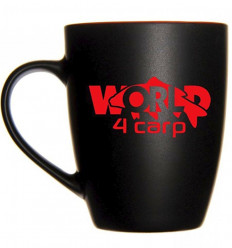 Чашка керамическая для рыбалки World4Carp Black&Red Mug 350 ml