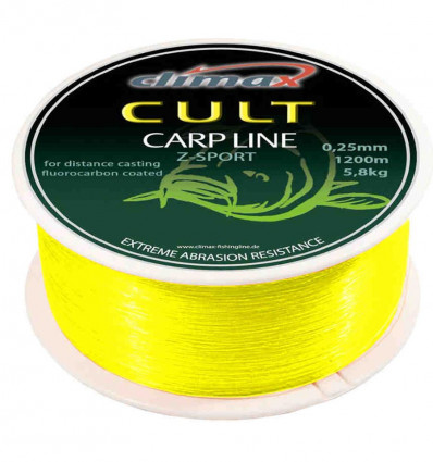 Волосінь CLIMAX CULT CARP LINE Z-SPORT fluo-yellow