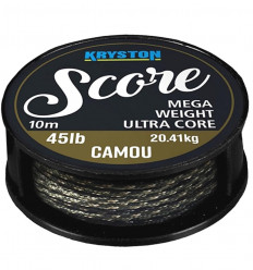 Ледкор KRYSTON Score Heavyweight Leadcore 45 lb, 10 м Camou