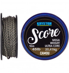 Ледкор KRYSTON Score Heavyweight Leadcore 45 lb, 10 м Camou