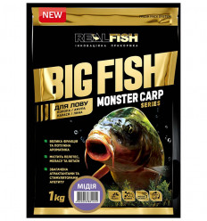 Прикормка REAL FISH Big Fish Monster Carp МІДІЯ, 1кг