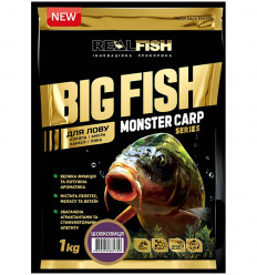 Прикормка REAL FISH Big Fish Monster Carp ШОВКОВИЦЯ, 1кг