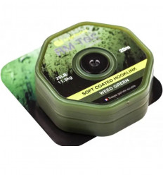 Поводковый материал в оплетке Ridge Monkey RM-Tec Soft Coated Hooklink Weed Green 25lb 20м