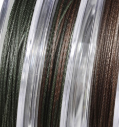 Поводковый материал в оплетке Ridge Monkey RM-Tec Soft Coated Hooklink Weed Green 25lb 20м