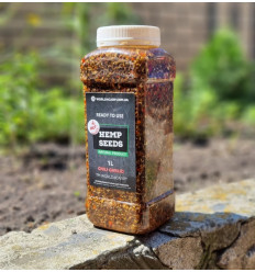 Зёрна конопли с Чили и Чесноком для рыбалки Hemp seed Chili Garlic 1л