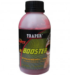 Бустер для прикормки TRAPER BOOSTER Клубника рыба 350 ml
