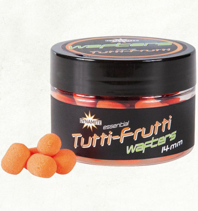 Бойлы нейтральной плавучести Dynamite Baits Fluro Wafters Tutti Frutti, 14 мм