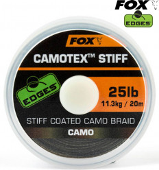 Повідковий матеріал в оплетці напівжорсткий Fox Edges Camotex Semi Stiff 20m