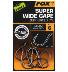 Коропові гачки FOX Edges Armapoint Super Wide Gape Outturned eye (вигнуте вушко)