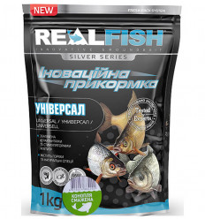 Прикормка для рыбалки REAL FISH Универсал КОНОПЛЯ ЖАРЕНАЯ, 1 кг