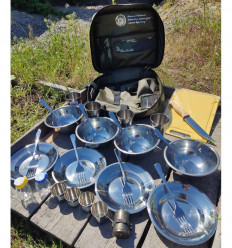 Набор посуды для пикника F-16 на 10 персон