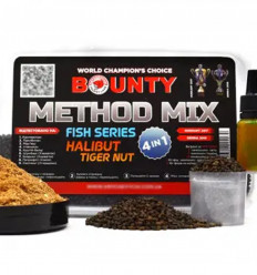 Метод мікс BOUNTY METHOD MIX 4in1 HALIBUT / TIGER NUT (палтус/тигровий горіх)