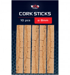 Корковые палочки для рыбалки W4C CORK STICKS Ø 8 мм, 10шт