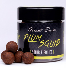 Бойлы растворимые насадочные Orient Baits soluble boilies PLUME SQUID, 100 г