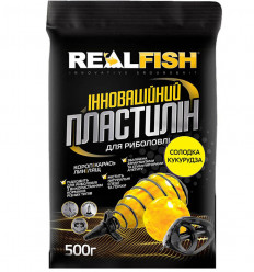 Риболовний пластилін REAL FISH Кукуруза 0,5 кг