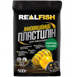 Рыболовный пластилин REAL FISH Чабрец-Чеснок 0,5 кг