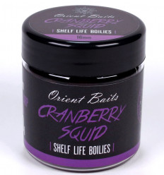 Бойли варені насадочні Orient Baits shelf life boilies CRANBERRY SQUID, 100 г