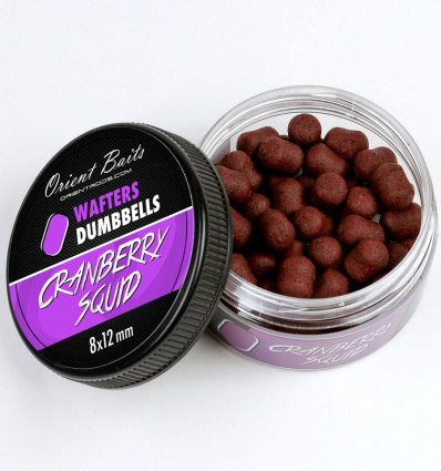 Бойли нейтральної плавучості Orient Baits WAFTERS DUMBBELLS Cranberry Squid