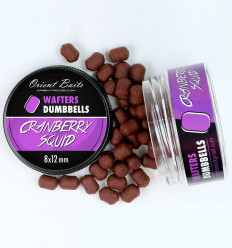 Бойлы нейтральной плавучести Orient Baits WAFTERS DUMBBELLS Cranberry Squid