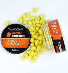 Бойлы нейтральной плавучести Orient Baits WAFTERS DUMBBELLS Krill 6/10