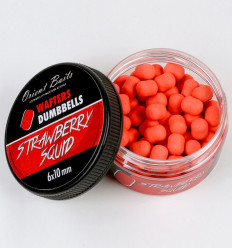 Бойлы нейтральной плавучести Orient Baits WAFTERS DUMBBELLS Strawberry Squid 6/10