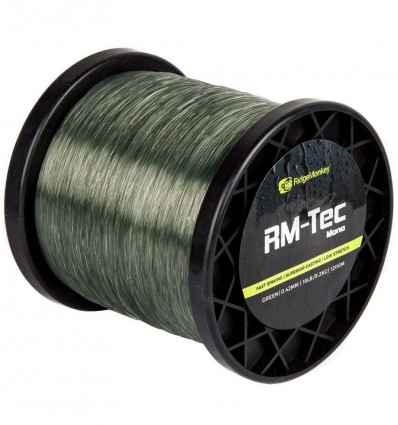 Монофильная леска Ridge Monkey RM-Tec Mono GREEN, 1200 м