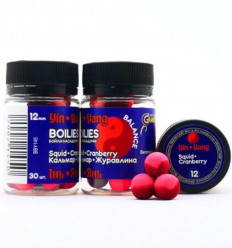 Бойлы насадочные балансы ИНЬ-ЯНЬ КАЛЬМАР•КЛЮКВА