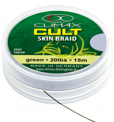Повідковий матеріал у матовому обплетенні Climax CULT Skin Braid, 15 m