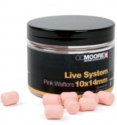 Бойлы нейтральной плавучести CC Moore Live System Pink Dumbell Wafters 10x14mm