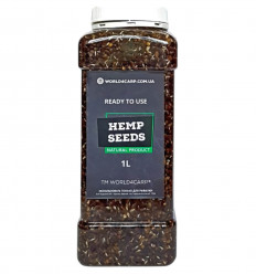 Зёрна конопли с Чили и Чесноком для рыбалки Hemp seed Chili Garlic 1л