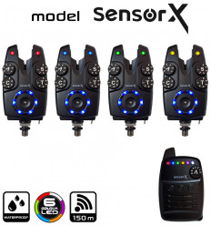 Набір сигналізаторів клюваНабір сигналізаторів клювання World4Carp Sensor X 4+1ння CarpON F6X 3+1